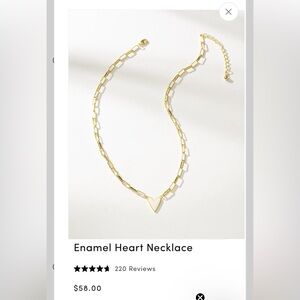 Uncommon James Gold Heart Chain Necklace